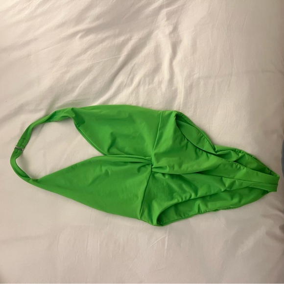 Mara Hoffman Gabriela One Piece in color INTENSITY (lime green neon) size small - Picture 7 of 9